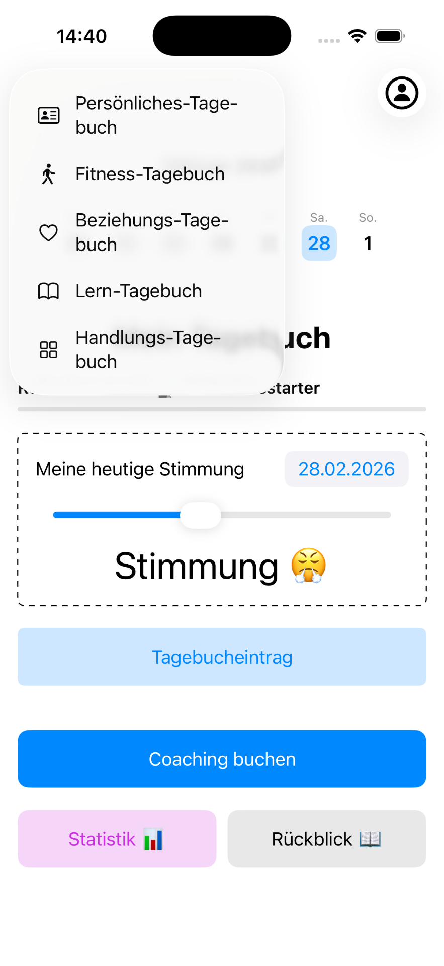 Coaching App für persönliche Entwicklung und Achtsamkeit